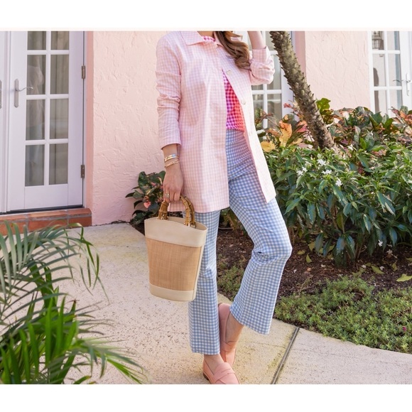 J MCLAUGHLIN MASIE PANTS 6 PULL ON CROPPED JACKIE O INSPIRED SUMMER COAS… - Picture 1 of 12